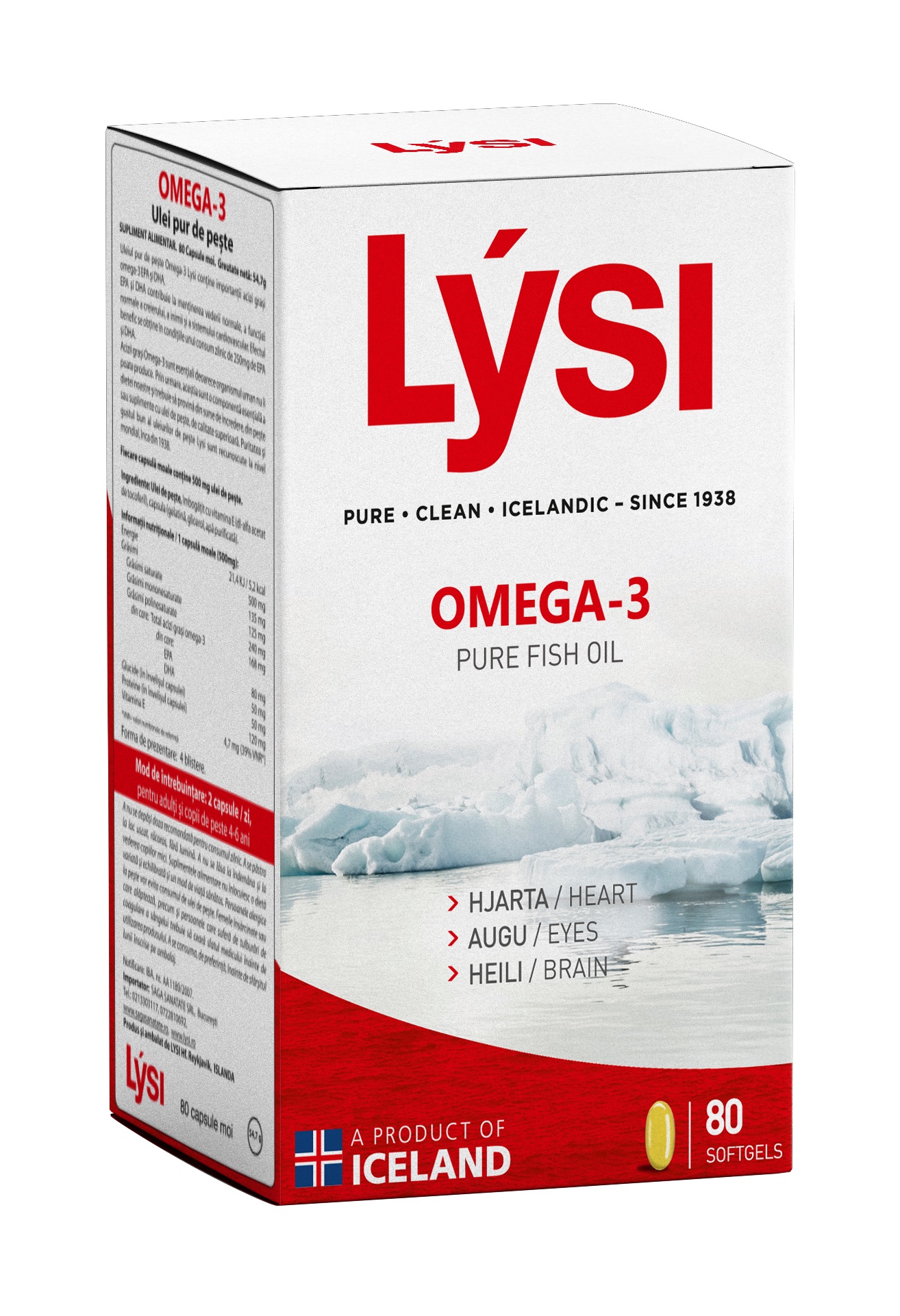 Omega-3  Lysi, 80 capsule 
