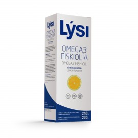 Omega-3 cu aroma NATURALA de lamaie Lysi,  240 ml